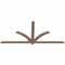 Ekena Millwork Redmond Smooth Timber Gable Bracket, Douglas Fir, 84"W x 38"H x 1 1/2"D x 3 1/2"F, 11/12 Pitch GBW084X38X0204RED00SDF - alternate 5